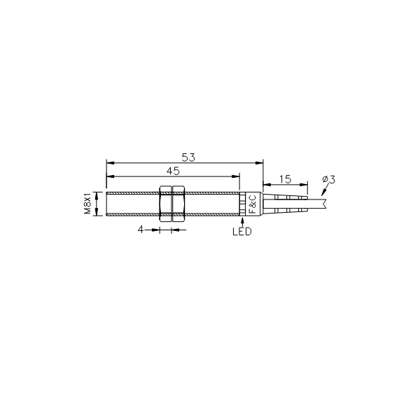 F3L-08KS02-P R2M габариты